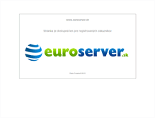 Tablet Screenshot of euroserver.sk